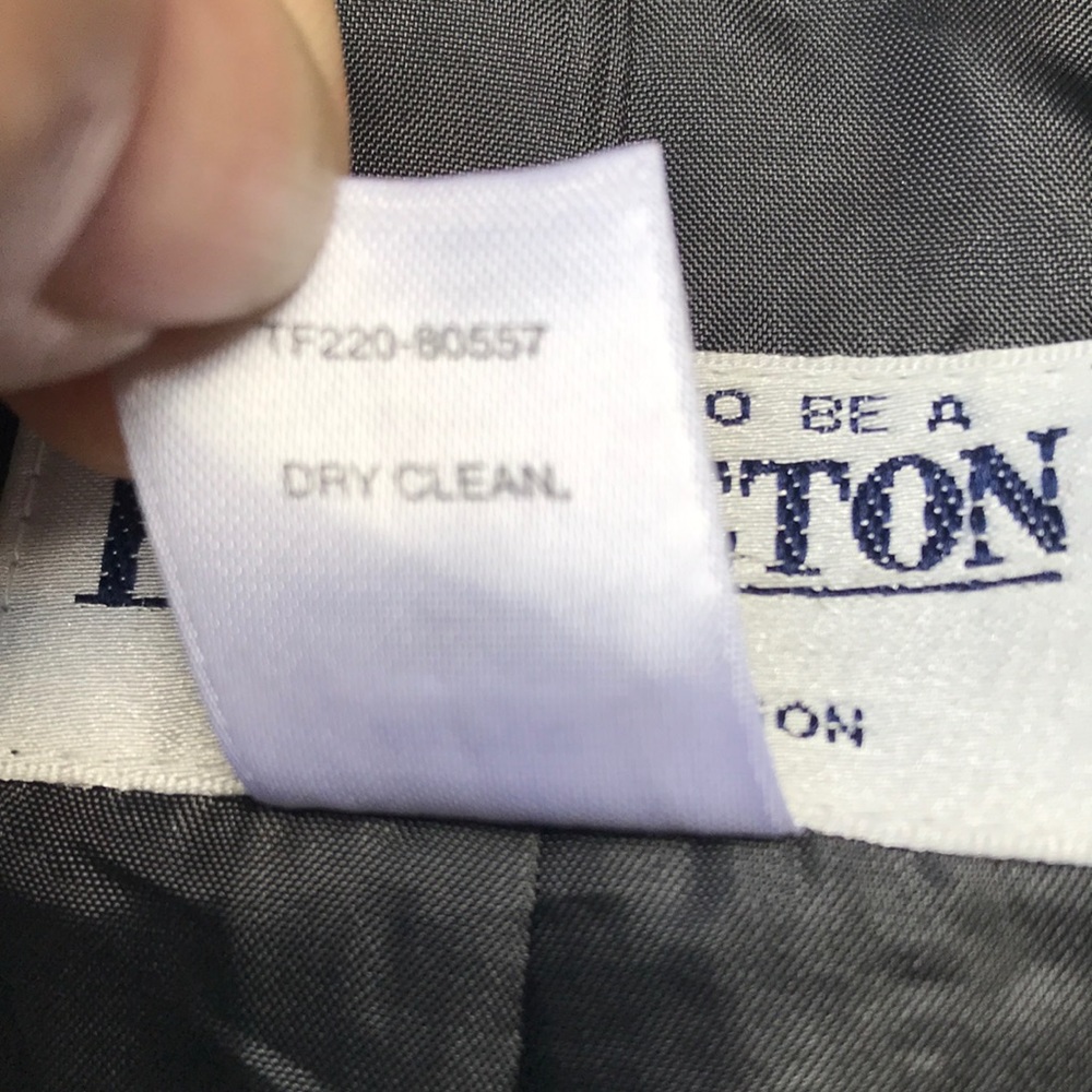 Euc Pendleton Black Buttoned Jacket Sz8 - image 8